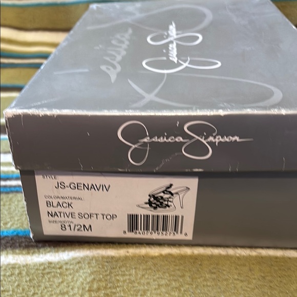 Jessica Simpson Black Strappy Heels - Picture 6 of 6